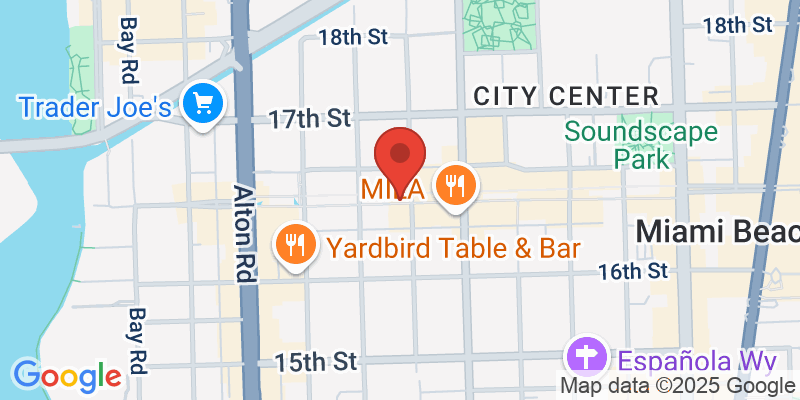 Map showing location of Lincoln Road Shopping & Dining
