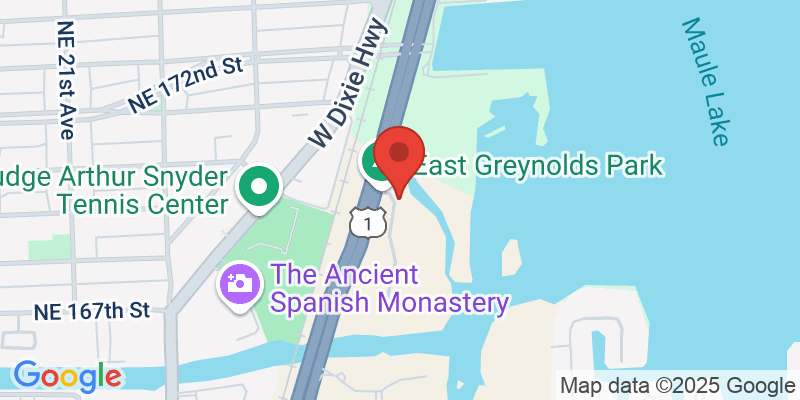 Map showing location of Kayak Tour in North Miami Beach - Mangrove Tunnels