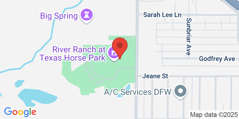 Map showing location of Texas Horse Park Trail Ride