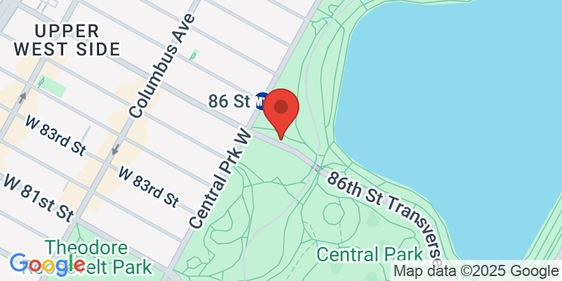 Map showing location of Central Park Picnic
