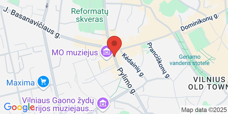 Map showing location of MO Museum