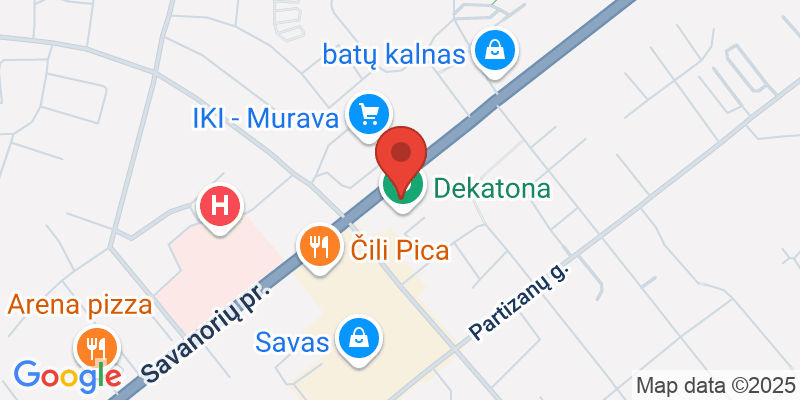 Map showing location of Boulingo žaidimas "Neo Kaune"