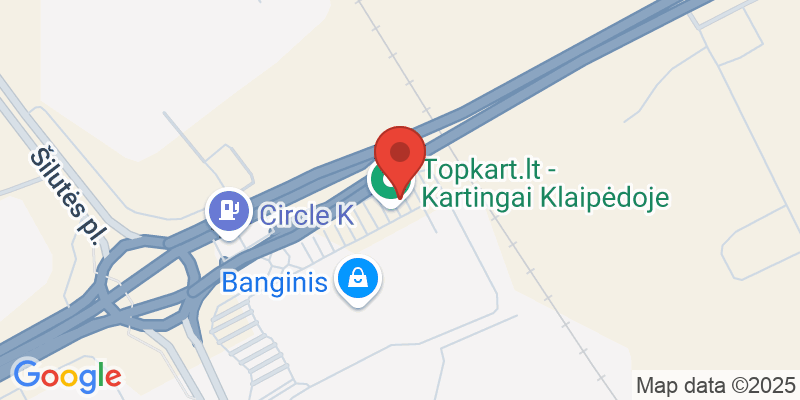 Map showing location of Pasivažinėjimas kartingu Klaipėdoje