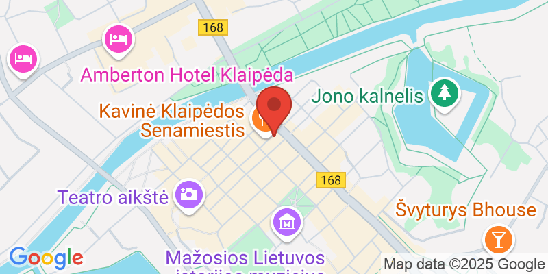Map showing location of Asmeninių kvepalų kūrimas Klaipėdoje